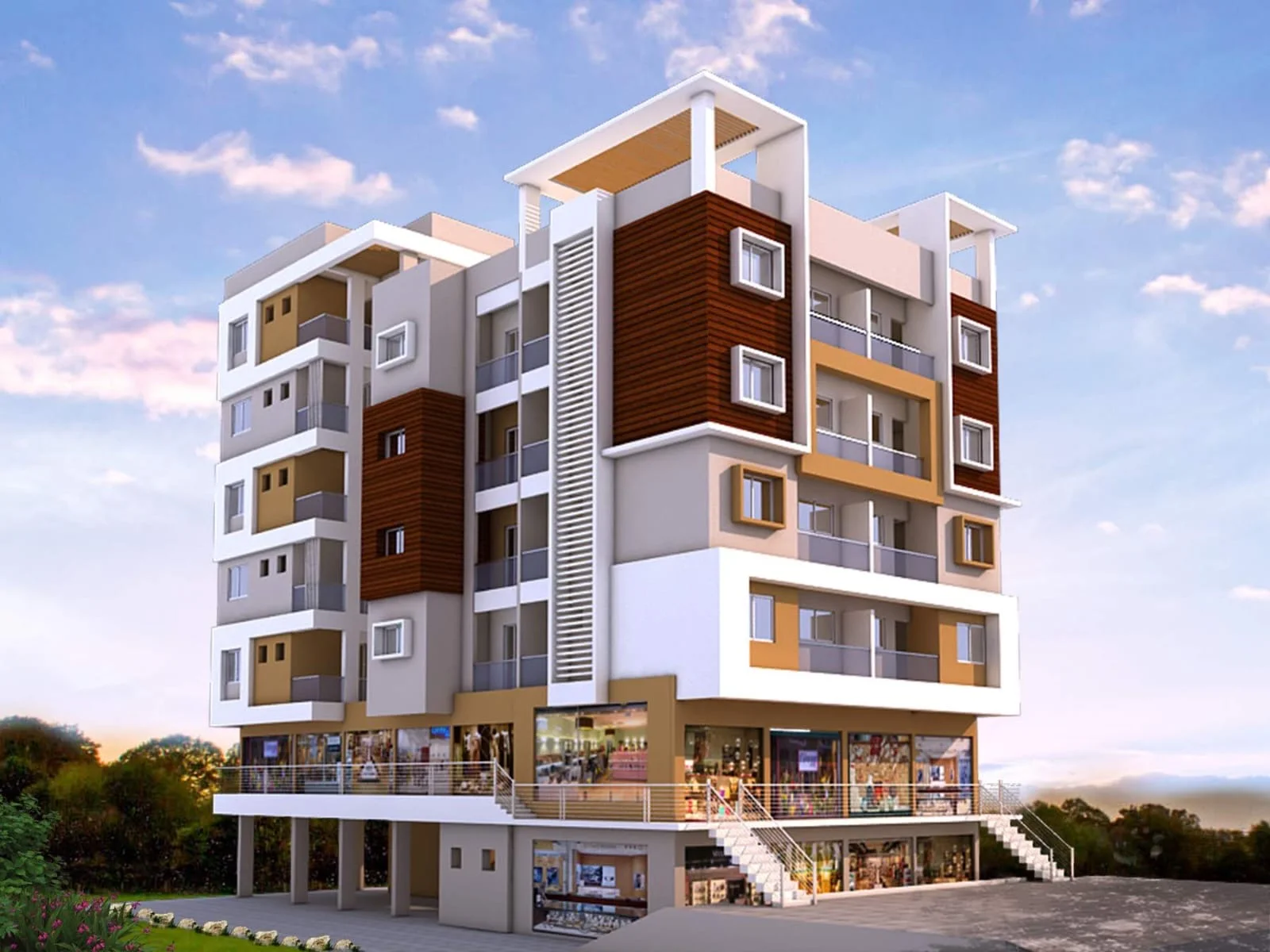 Modern Multi-story Building