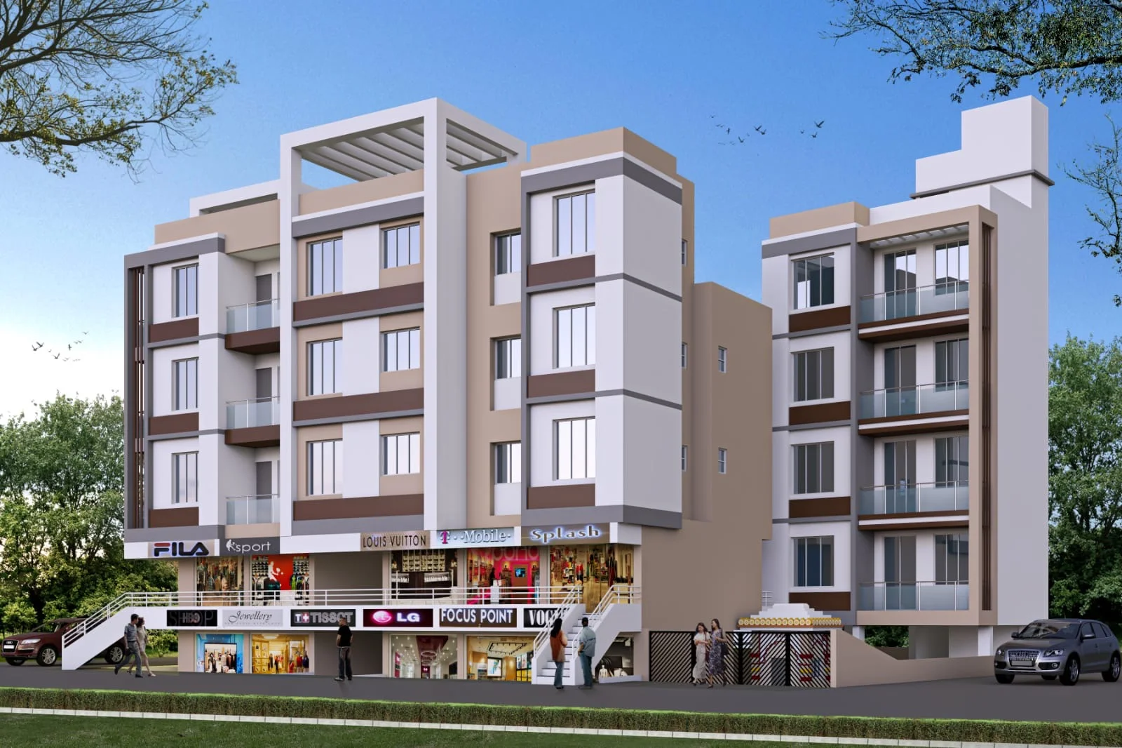 Mixed-use Building